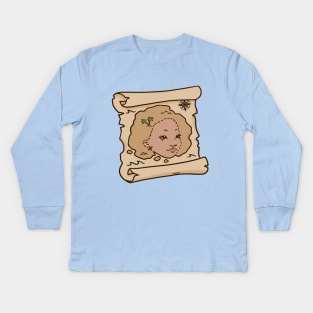 Treasure Map Kids Long Sleeve T-Shirt